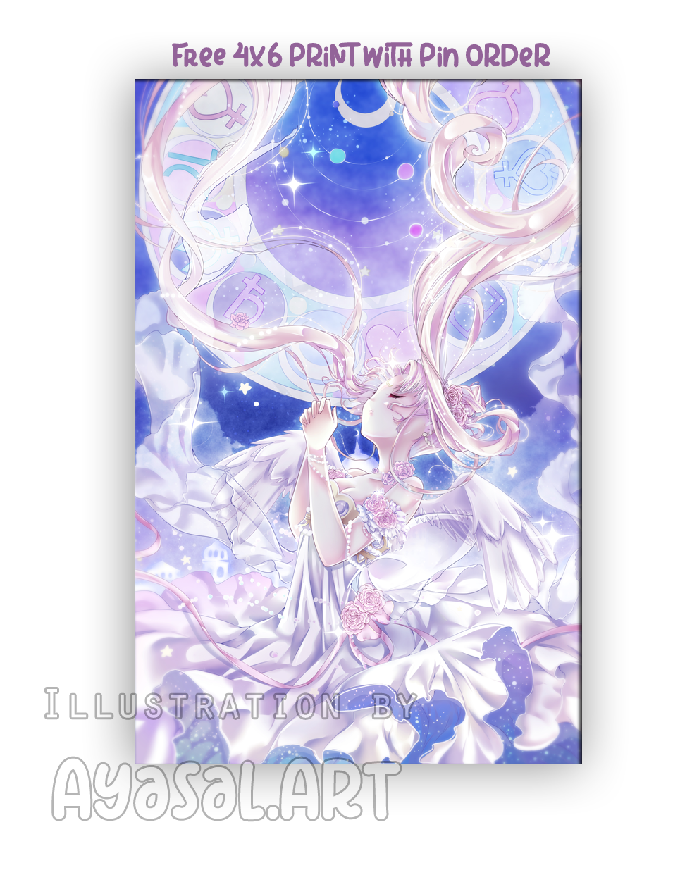 Moon Princess Serenity - Sailor Moon Hard Enamel Pin