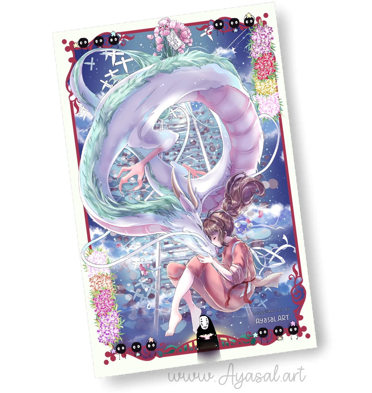 Spirited Away - Sen to Chihiro no Kamikakushi - Haku & Chihiro