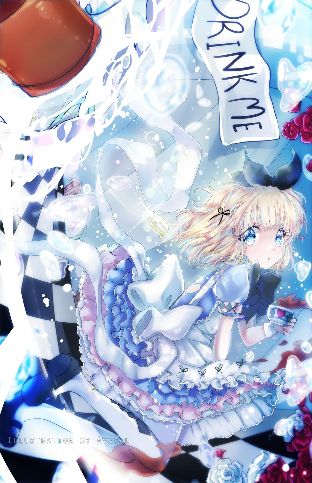 Alice in the Bottle - Grimm Fairy-Tale