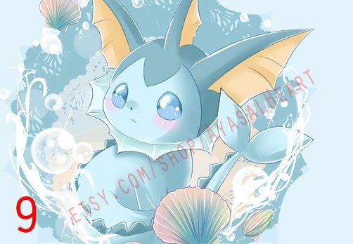 Pokemon -Eeveelutions Individual listing (Small) xArt Print