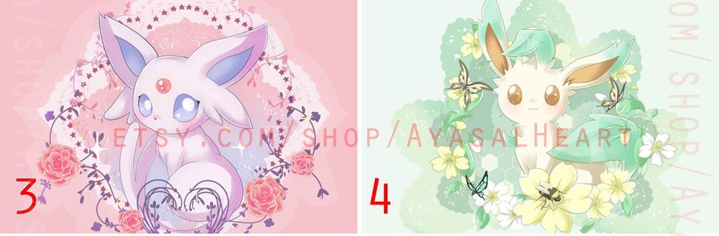 Pokemon -Eeveelutions Individual listing (Small) xArt Print