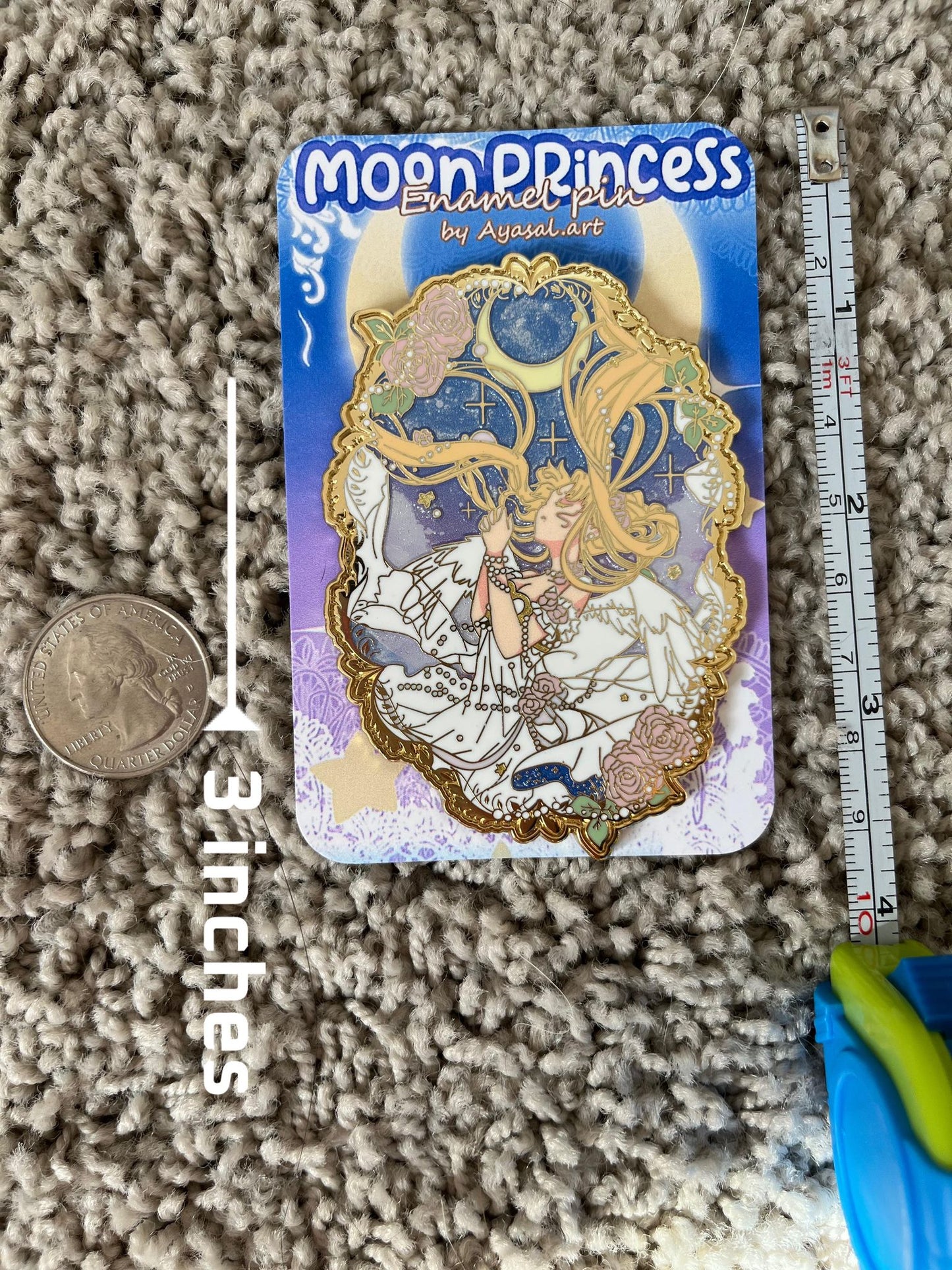 Moon Princess Serenity - Sailor Moon Hard Enamel Pin