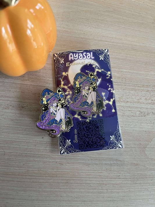 October Witch Enamel Pin [Original]