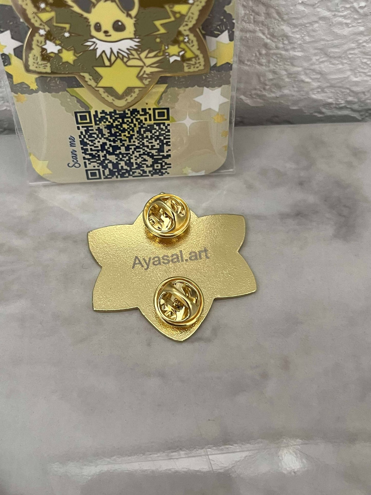 Jolteon Hard Enamel Pin  Eeveelutions  "Lace & Flowers" Collection