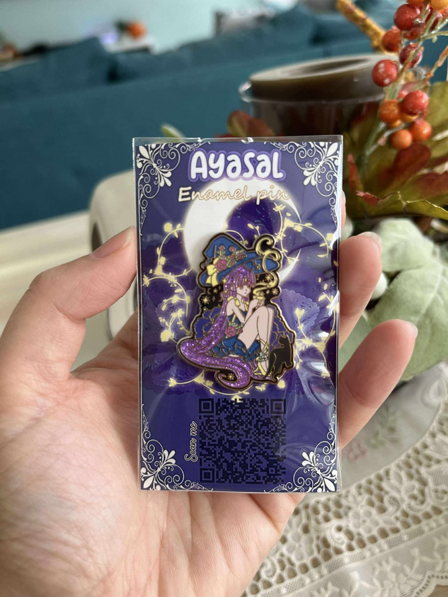 October Witch Enamel Pin [Original]